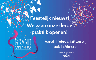 Feestelijk nieuws, want de derde praktijk is open!