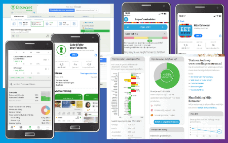 Handige apps fatsecret en voedingscentrum