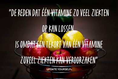 oplossen ziekten met vitaminen