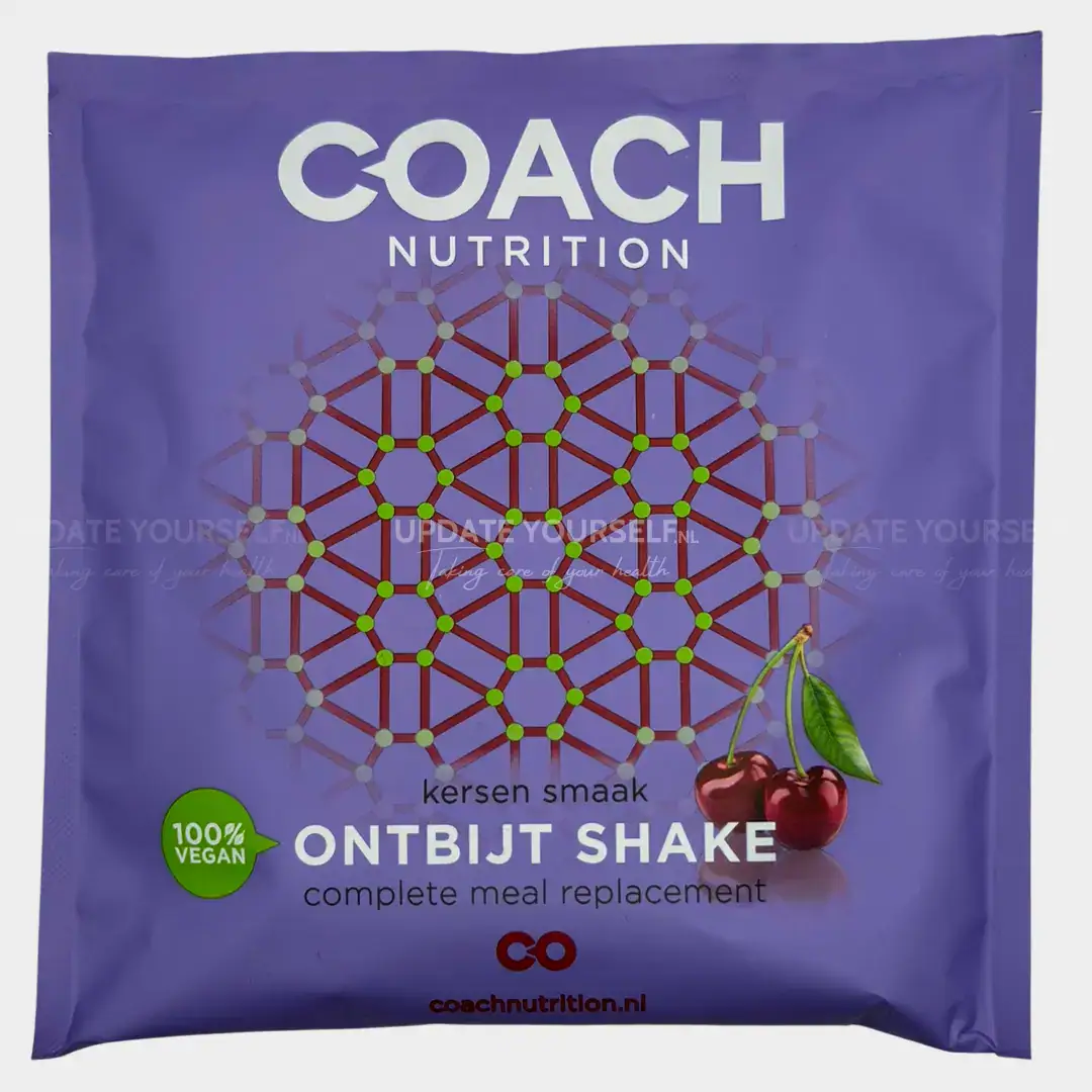 Coach Nutrition vegan ontbijtshake kers
